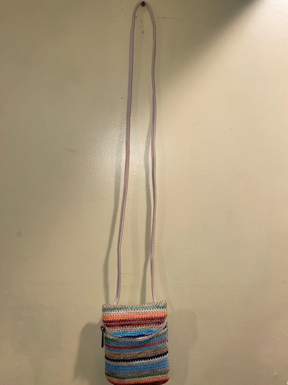 Multicolor Woven Crossbody Phone Bag | Festival Boho Beachy Summer Accessory New